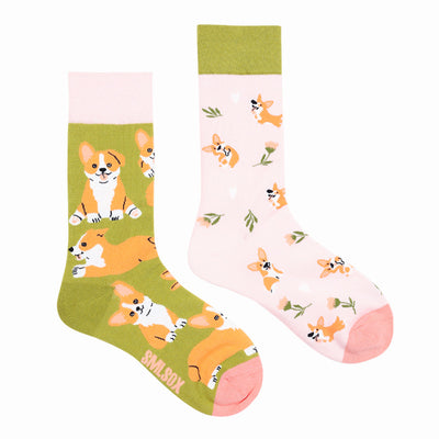 Calcetines Retro Asimétricos para Parejas - Algodón Cómodo Unisex - Image 15