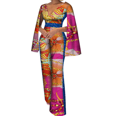 Jumpsuit Étnico de Algodón con Estampado Batik para Mujer - Image 4