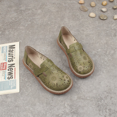 Zapatos de Tacón Bajo con Diseño Calado - Comodidad y Estilo - Image 5