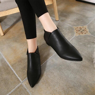 Zapatos Planos de Cuero Ante Estilo Británico para Mujer Talla Grande - Image 11