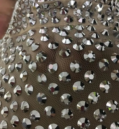 Traje Elástico de Danza y Yoga con Cristales para Mujer - Image 9