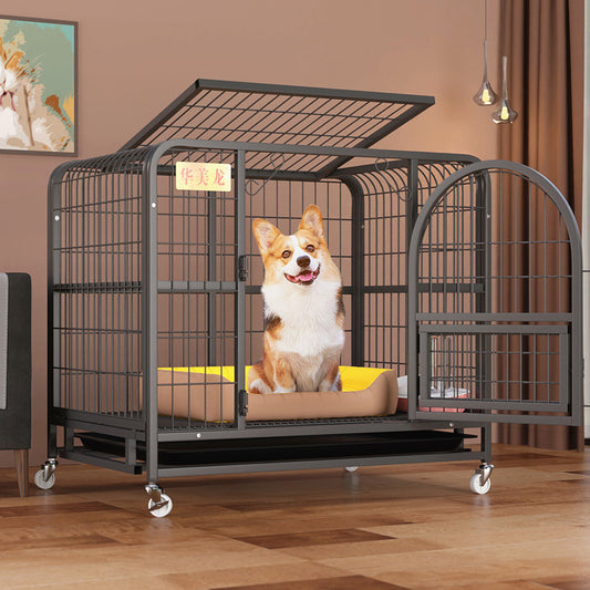 Caseta Independiente para Corgi con Cerca Interior - Image 2