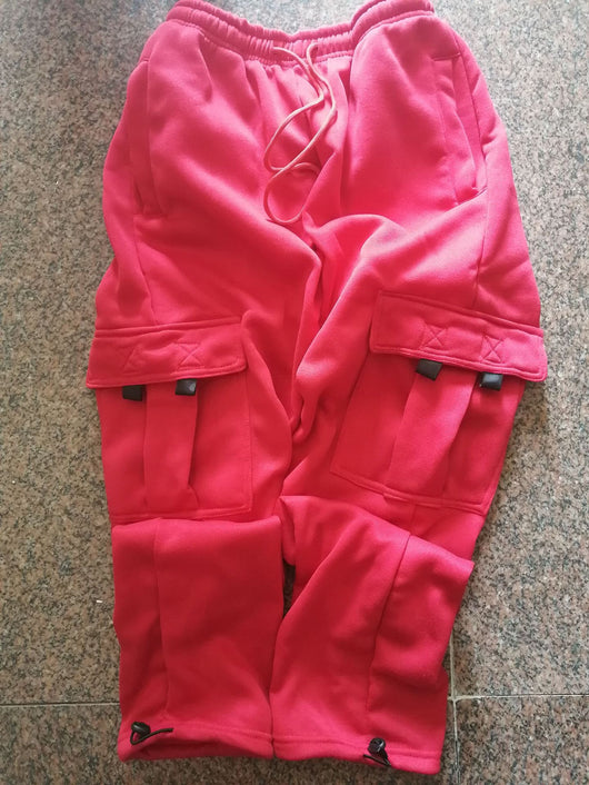 Pantalones Cargo Holgados con Múltiples Bolsillos para Hombre - Image 9