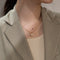 Collar de Madreperla Natural Tanabata - Luz de Luna Blanca