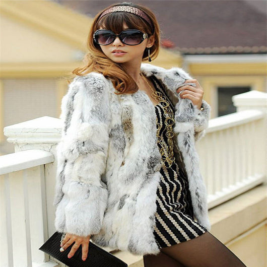 Abrigo de Invierno Premium en Piel y Conejo - Image 12