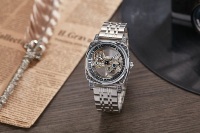 Reloj Mecánico Automático Vintage con Esfera Luminosa y Relieves - Image 24