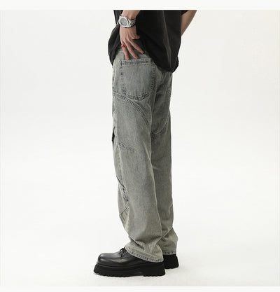 Jeans Rectos Holgados Resistentes para Hombre sin Elastano - Image 12