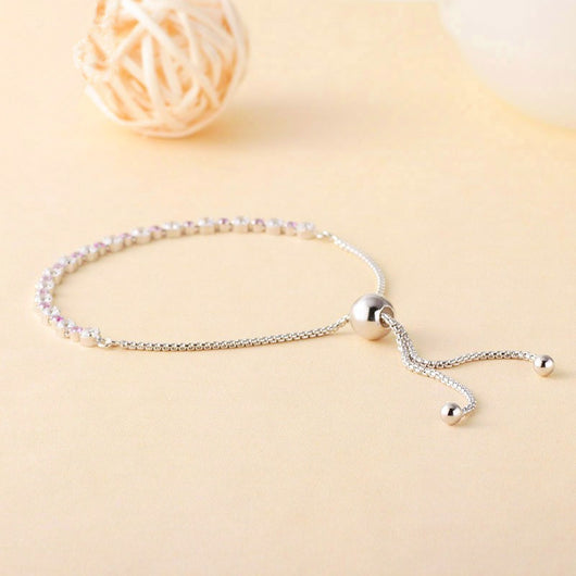Pulsera de Plata Esterlina S925 Ajustable Telescópica - Image 8