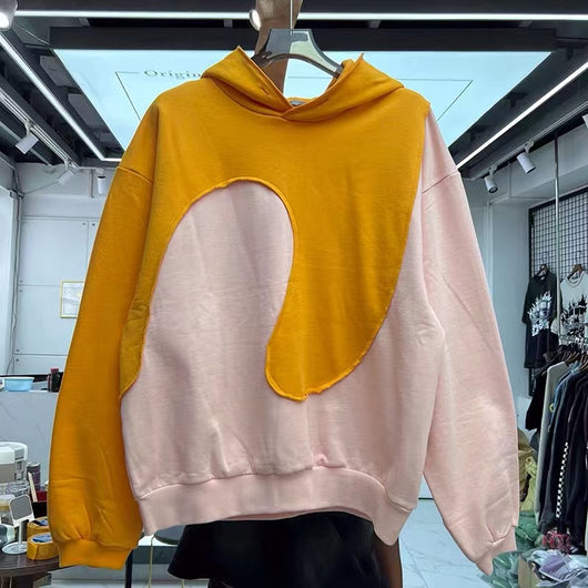 Sudadera con Capucha Patchwork Personalizada para Hombre - Image 3