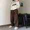 Pantalones de Lana para Hombre Otoño Invierno Corte Recto Diseño Premium