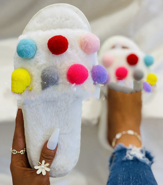 Pantuflas Cómodas de Felpa para Mujer Talla Grande - Uso Interior y Exterior - Image 3