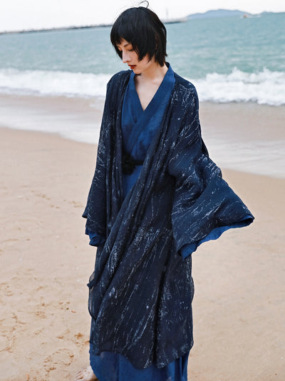 Vestido Cardigan Hanfu Tres Piezas - Elegancia Tradicional Moderna - Image 4