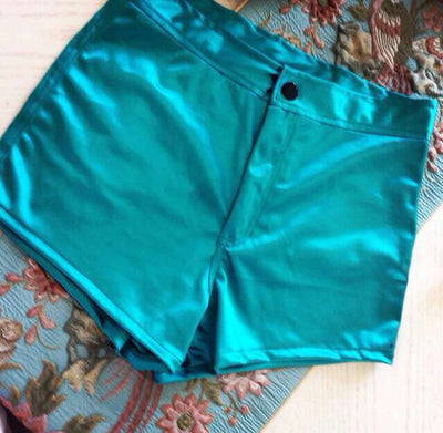 Shorts Retro de Cintura Alta con Bolsa Lateral para Cantantes - Image 13