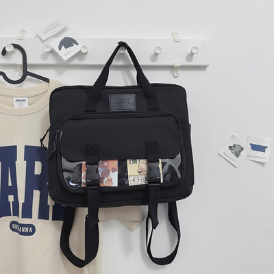 Mochila Tote Ligera Estilo Cute para Adolescentes y Estudiantes Universitarios - Image 4
