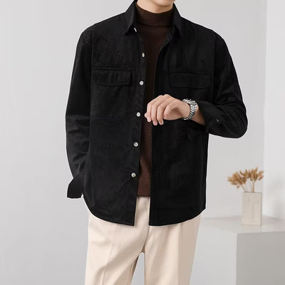 Camisa de Trabajo Vintage en Pana para Hombre - Image 12
