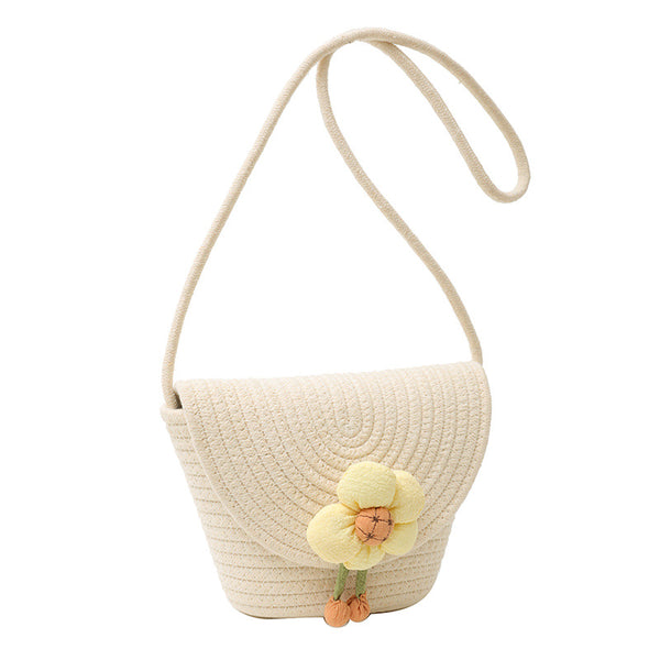 Bolsa de Paja con Flores para Mujer - Estilo Verano - Image 6
