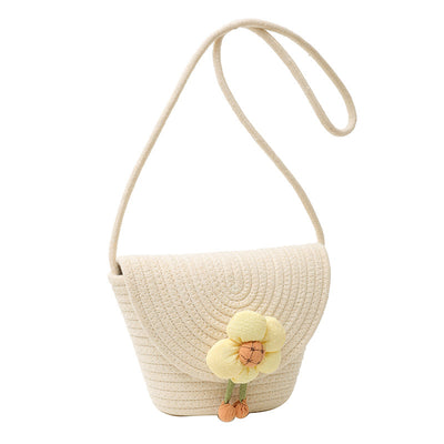 Bolsa de Paja con Flores para Mujer - Estilo Verano - Image 6