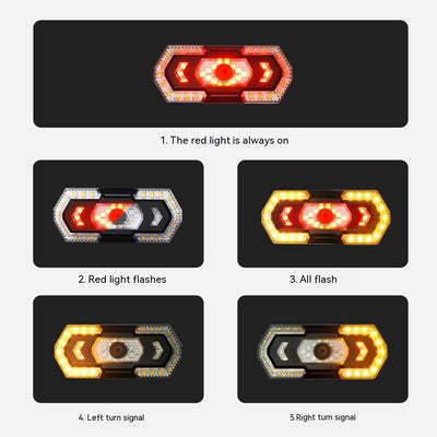 Luz Trasera con Control Remoto y Carga USB Resistente al Agua - Image 4