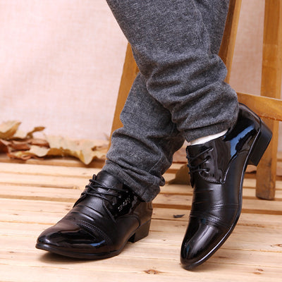 Zapatos de Cuero Puntiagudos Casuales para Hombre - Image 13