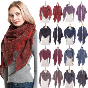 Chal Triangular Escocés para Otoño e Invierno - Amplio y Versátil - Image 79