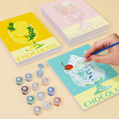Kit de Pintura al Óleo Digital DIY - Paisajes y Flores - Image 55