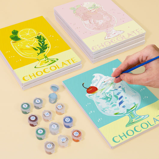 Kit de Pintura al Óleo Digital DIY - Paisajes y Flores - Image 55