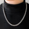 Colar Masculino Moderno High Street Joia Aço Titânio Colar 6mm55cm