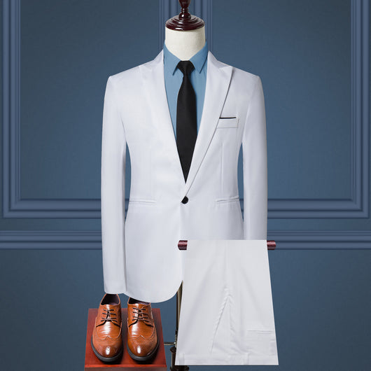 Conjunto de Dos Piezas Casual Liso para Hombre - Image 3