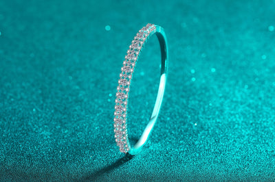 Pulsera de Moissanita Incrustada Efecto Estrellado para Mujer - Image 14