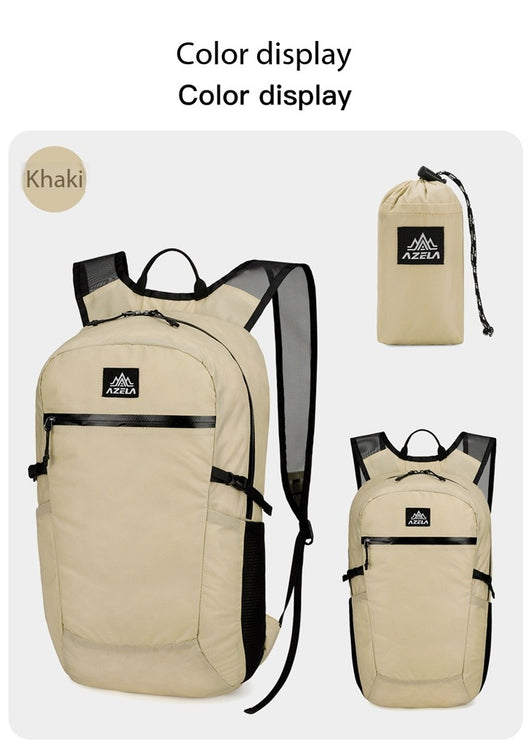 Mochila Ligera Verde Lima AZELA, Daypack de Viaje para Exteriores con Múltiples Bolsillos, Correas de Malla Transpirable, Mochila Casual Duradera para Hombres y - Image 43