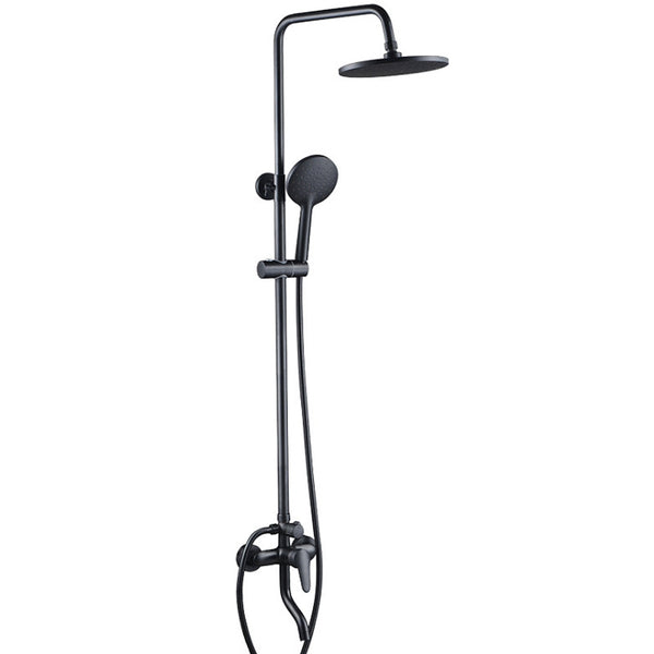 Conjunto de Ducha Negro en Cobre - Sistema Completo para Baño - Image 5