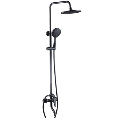 Conjunto de Ducha Negro en Cobre - Sistema Completo para Baño - Image 5