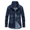 Camisa Denim de Manga Larga para Hombre - Estilo Casual Outdoor