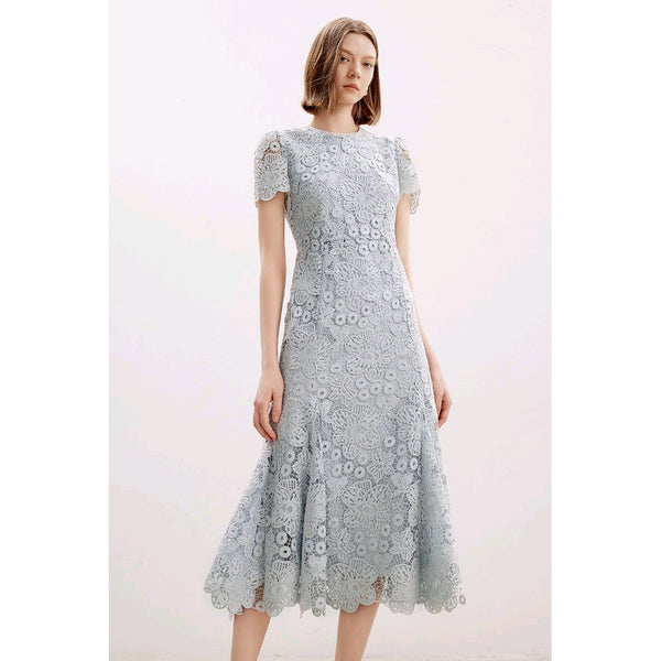 Vestido Ajustado con Encaje Elegante para Mujer - Image 3