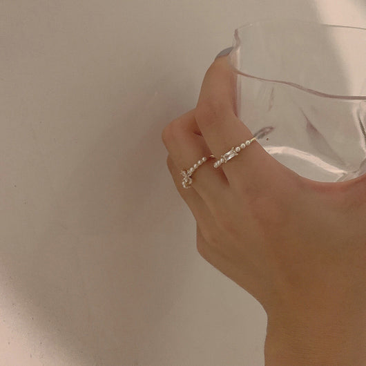 Anillo Ajustable de Perla y Circonia - Diseño Versátil - Image 10
