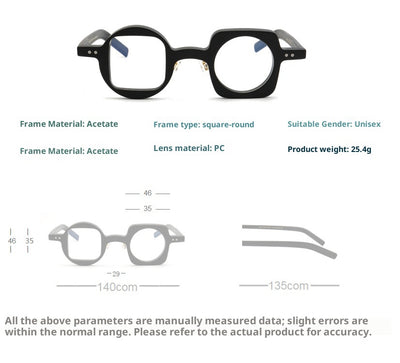 Gafas Ópticas Unisex de Acetato con Diseño Moderno y Personalidad - Image 20