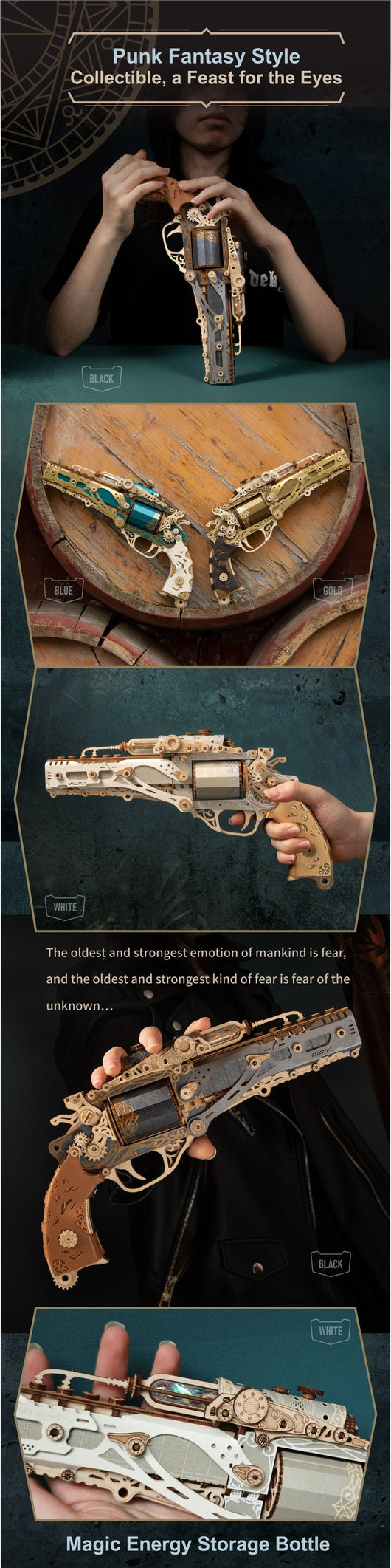 Pistola Descompresiva Mecánica de 5 Disparos para Niños y Adolescentes - Image 16