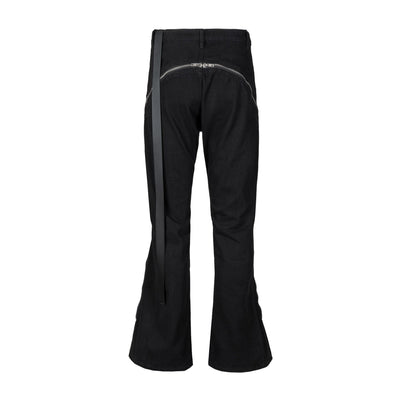Jeans Negros de Invierno con Cierre Espiral y Bolsillos Grandes - Image 3