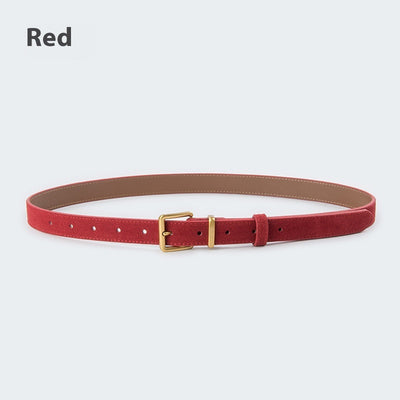 Cinturón de Cuero Gamuza Retro para Mujer - Piel de Res Premium - Image 8