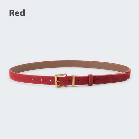 Cinturón de Cuero Gamuza Retro para Mujer - Piel de Res Premium - Image 8