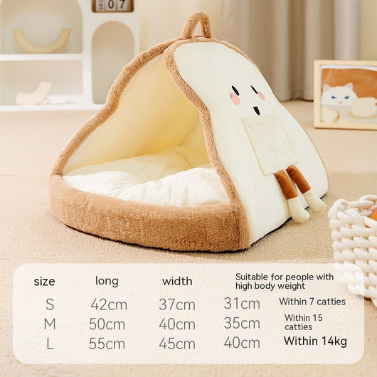 Cama Casa para Mascotas Desmontable y Lavable - Otoño e Invierno - Image 2
