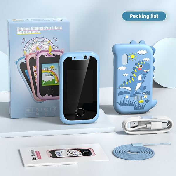 Teléfono Táctil Educativo con Cámara y Videojuegos para Niños Pequeños