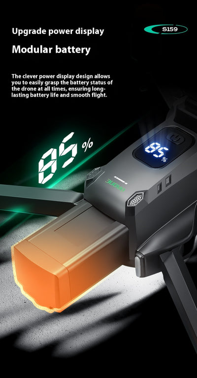 Dron GPS con Pantalla HD, Vuelo Automático y Retorno Inteligente S159 - Image 13