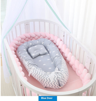 Cuna Portátil Plegable con Colchón Desmontable y Lavable - Diseño Ergonómico Antipreión - Image 22