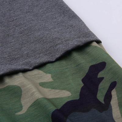 Remera Casual Hombre Cuello Redondo Camuflaje y Colores Lisos - Image 8