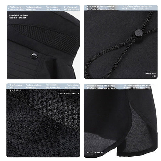 Sombrero Pescador de Ala Ancha con Protección UV para Hombre - Image 4