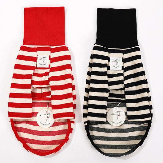 Suéter Rayas Cuello Alto Algodón Stretch para Perros - Image 12