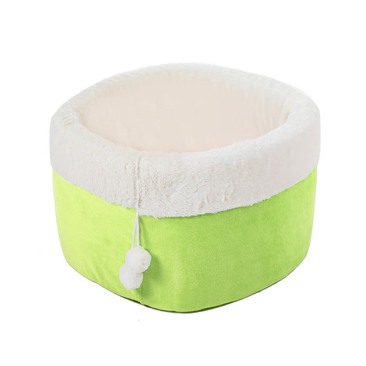 Cama Térmica Acogedora para Gatos - Nido Estampado en Felpa - Image 3