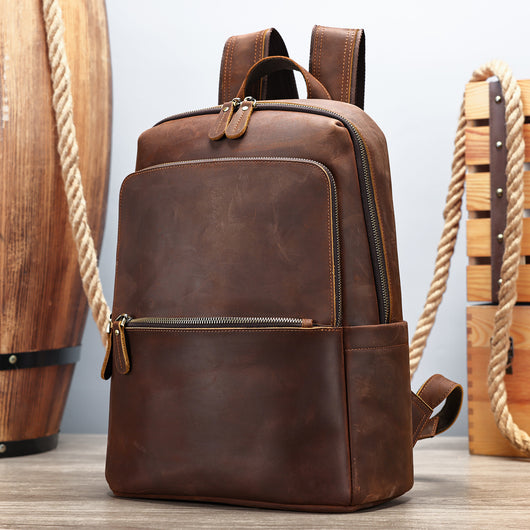 Mochila de Cuero para Hombre con Gran Capacidad - Image 3