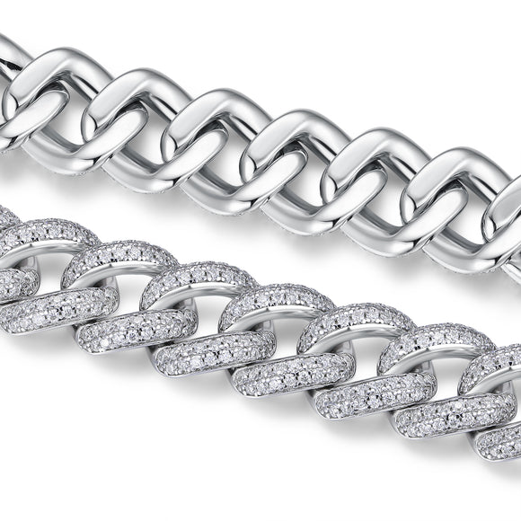 Pulsera de Plata S925 con Moissanita: Lujo Accesible y Elegancia Atemporal